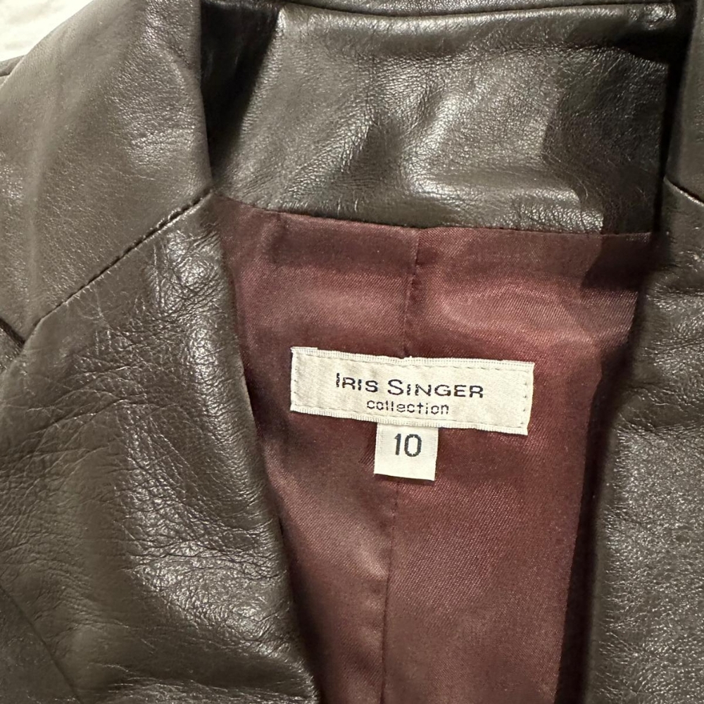 Leather Jacket, Iris Singer Collection - image 3